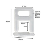Standard type:Tile Levelling Clips for 3-12mm thick tile (100 Pcs)